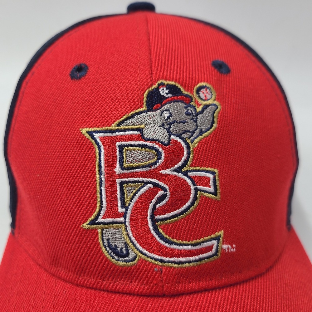 Brevard County Manatees Hat Adjustable Red Blue MiLB‎ Baseball Logo SGA Men - Picture 4 of 11